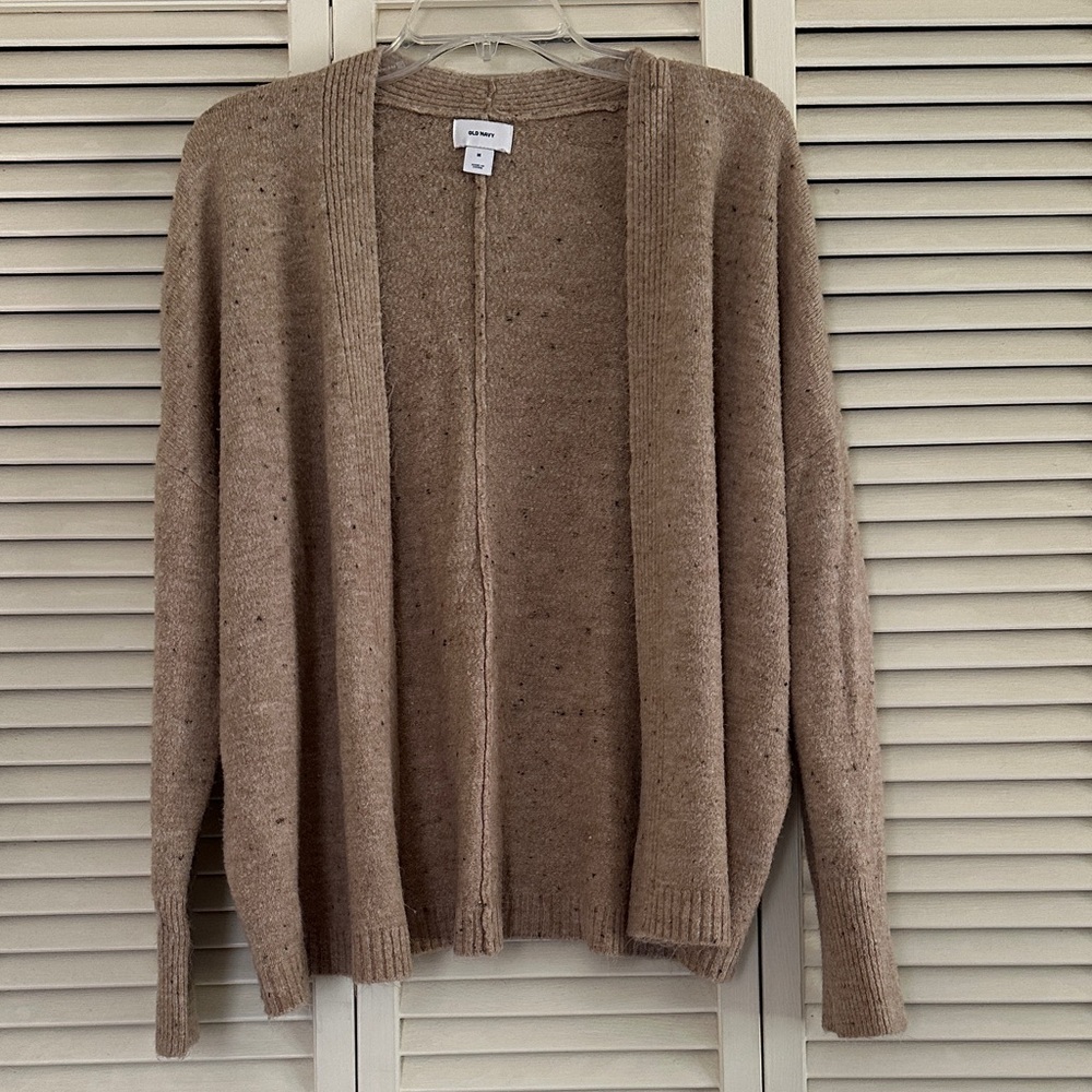 Old Navy Women's Tan Open-Front Cardigan
